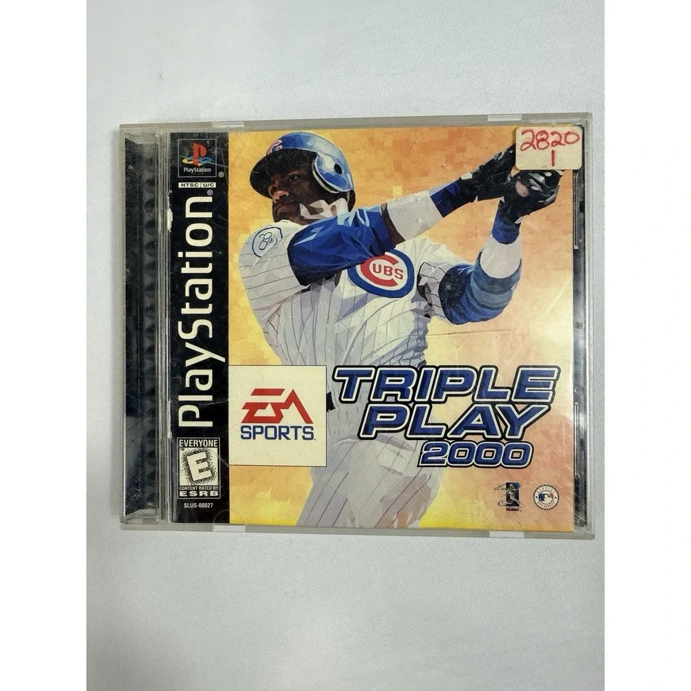 Triple Play 2000 Sony PlayStation 1 PS1 Baseball Game CIB SLUS-00827 EA Sports